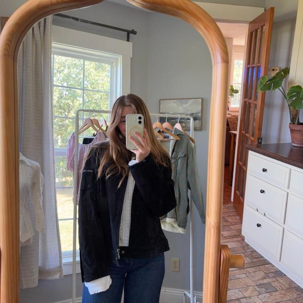 Unbranded Women's Black and Navy Jacket